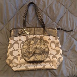Brown/Tan Coach Purse